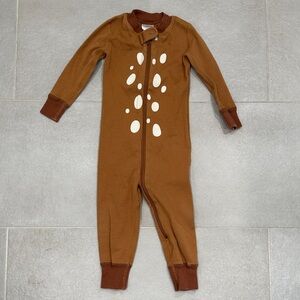 Hanna Andersson Deer-Themed Kids One Piece Pajamas